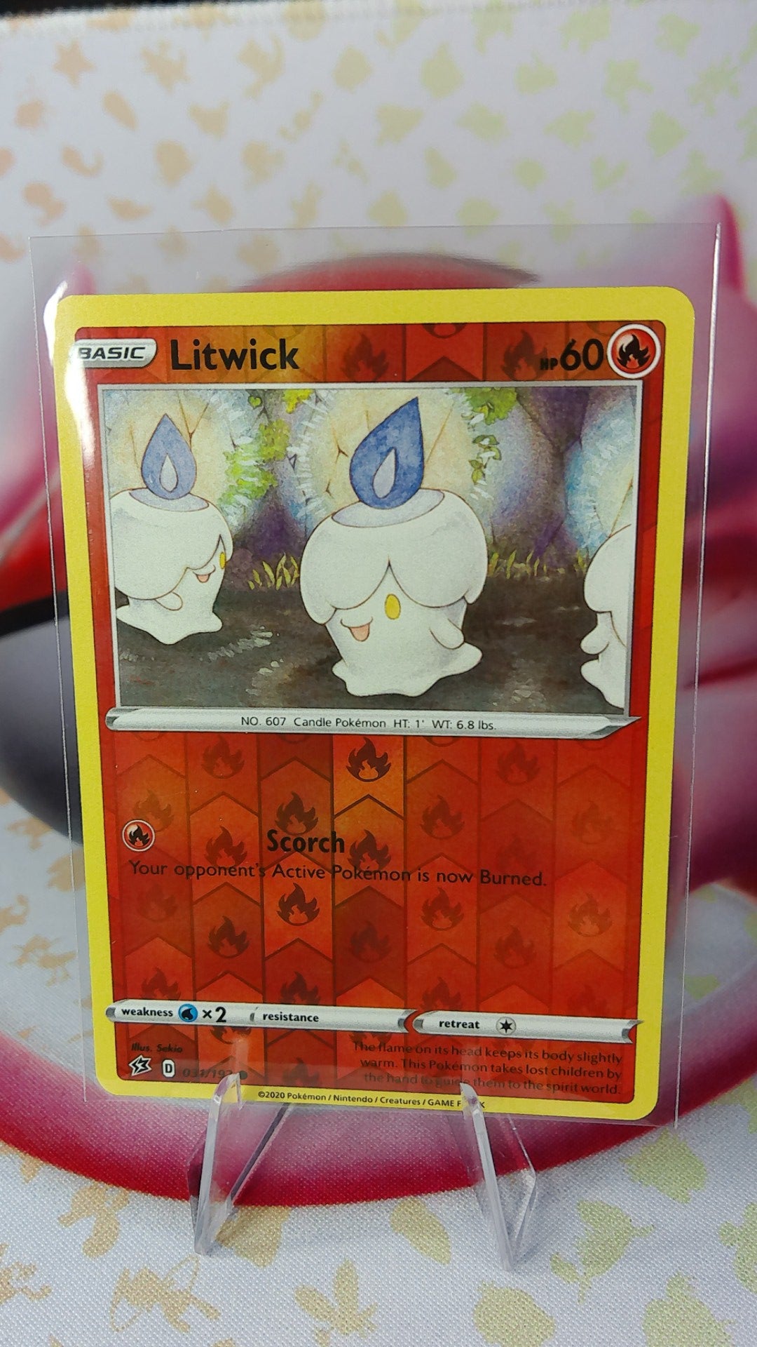 Litwick 031/192 Rebel Clash Reverse Holo