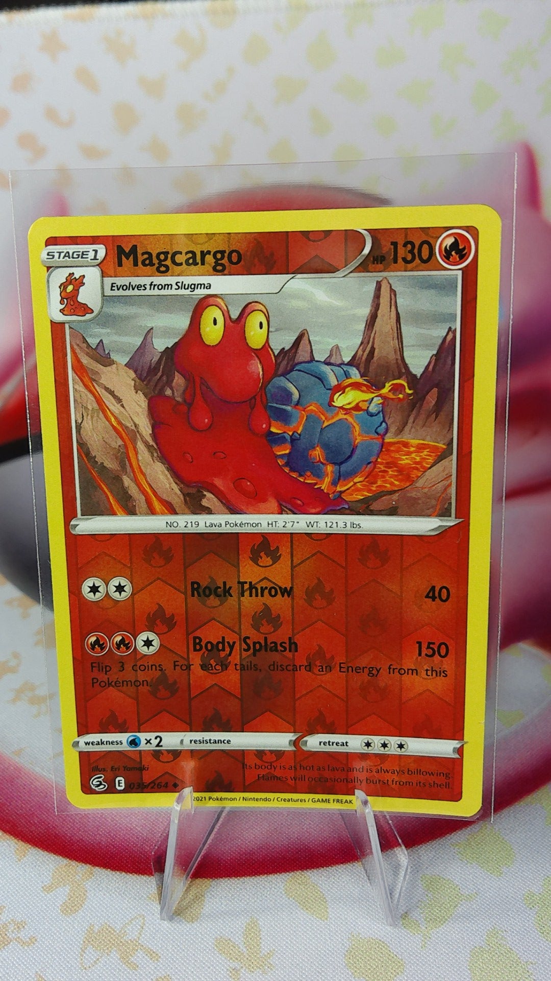 Magcargo 035/264 Fusion Strike Reverse Holo