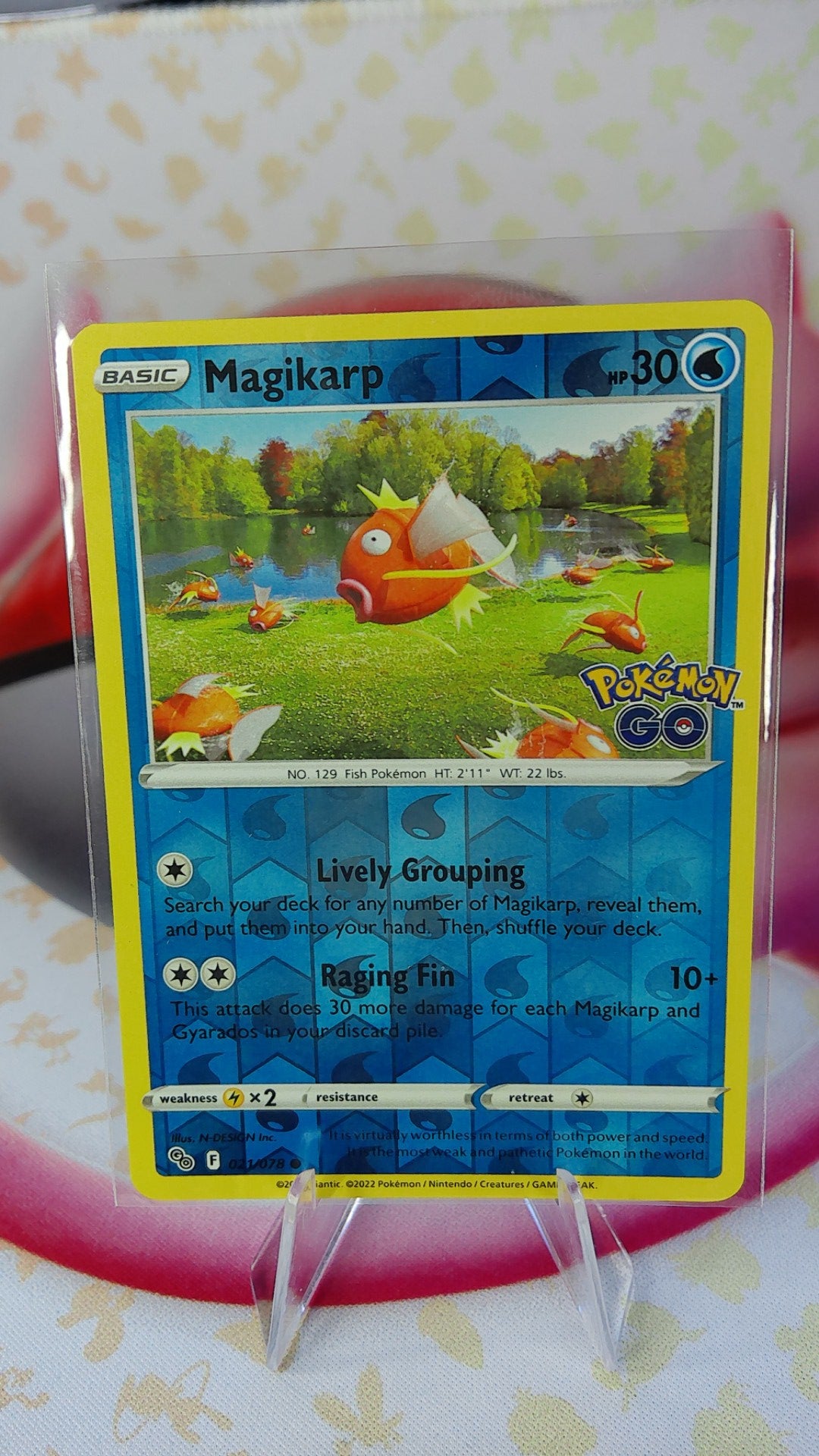 Magikarp 021/078 Pokemon Go Reverse Holo