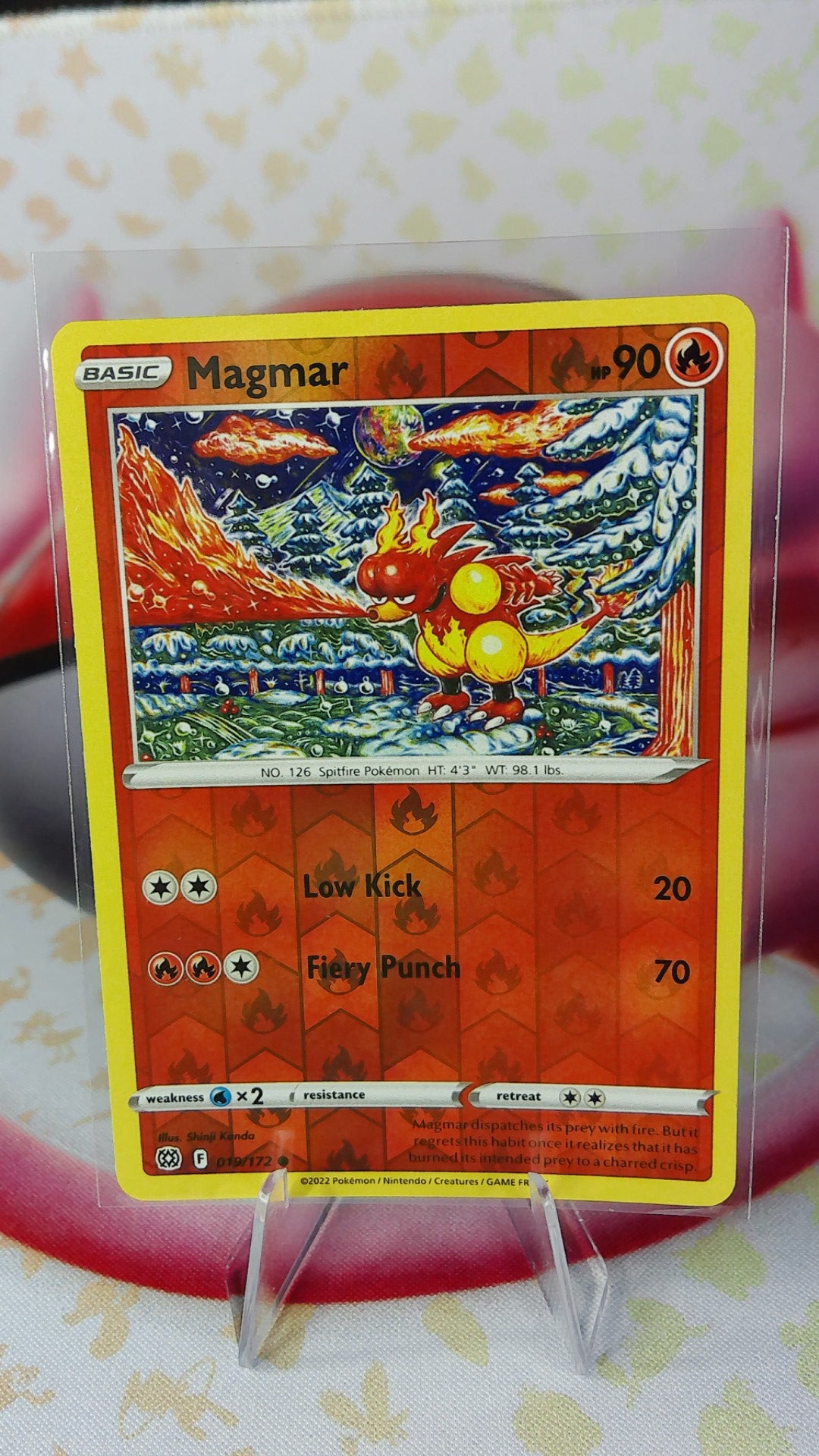 Magmar 019/172 Brilliant Stars Reverse Holo