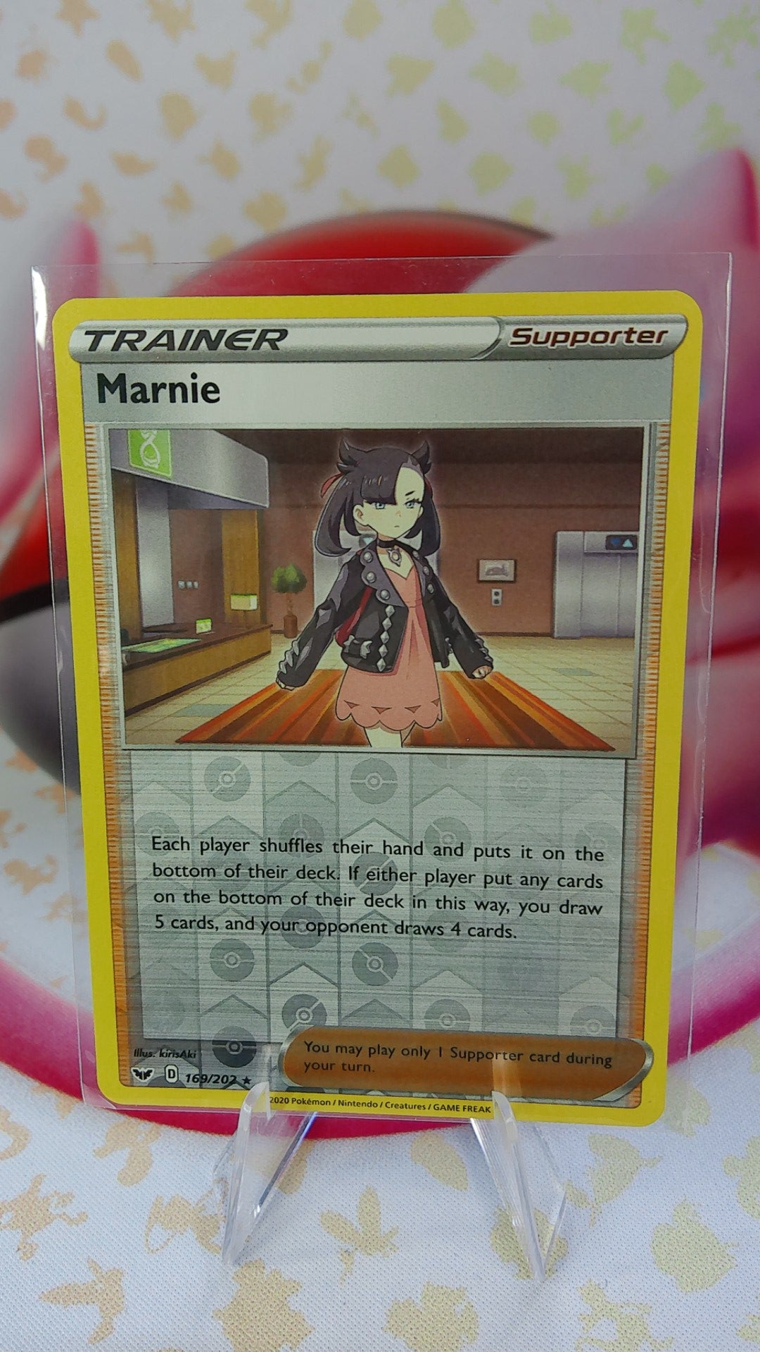 Marnie 169/202 Sword Shield Reverse Holo
