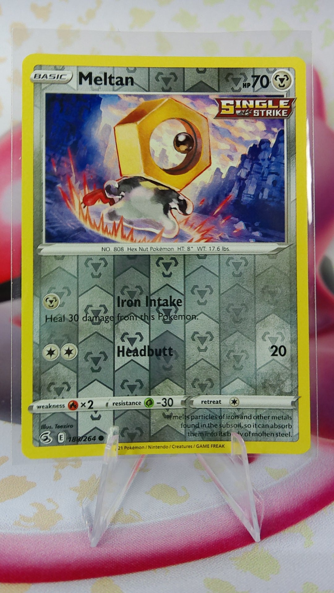 Meltan 188/264 Fusion Strike Reverse Holo
