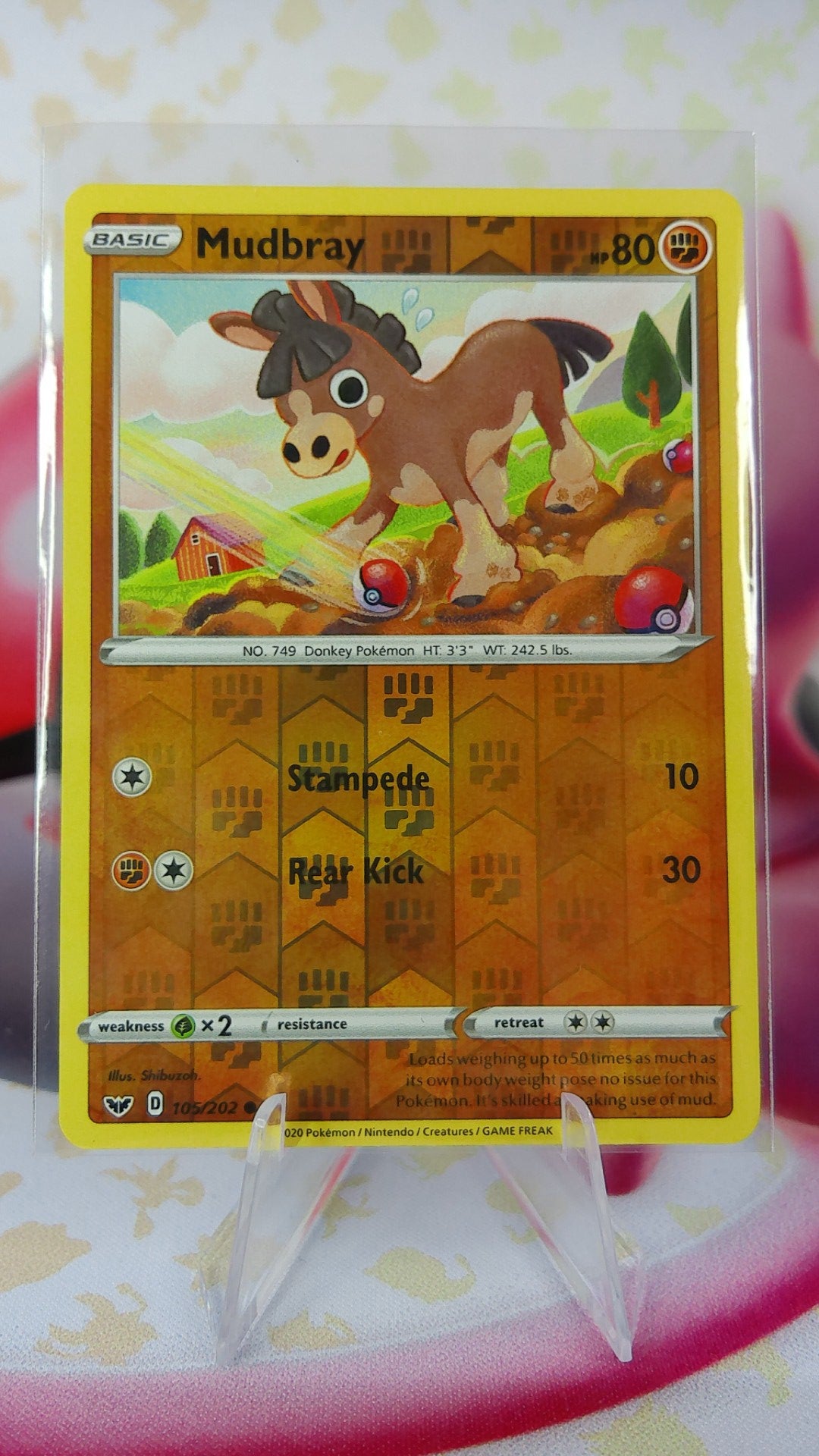 Mudbray 105/202 Sword Shield Reverse Holo