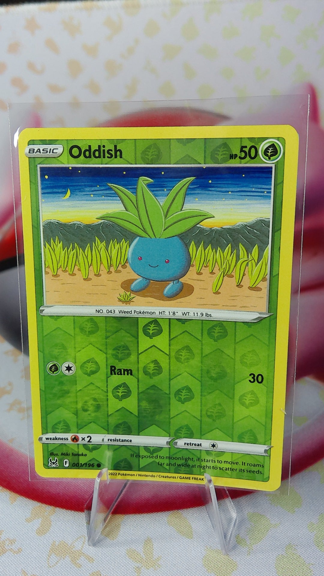 Oddish 001/196 Lost Origin Reverse Holo