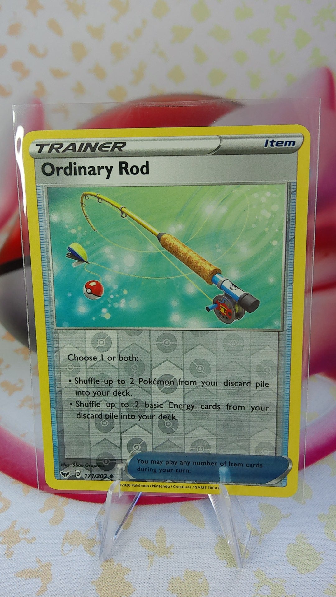 Ordinary Rod 171/202 Sword Shield Reverse Holo