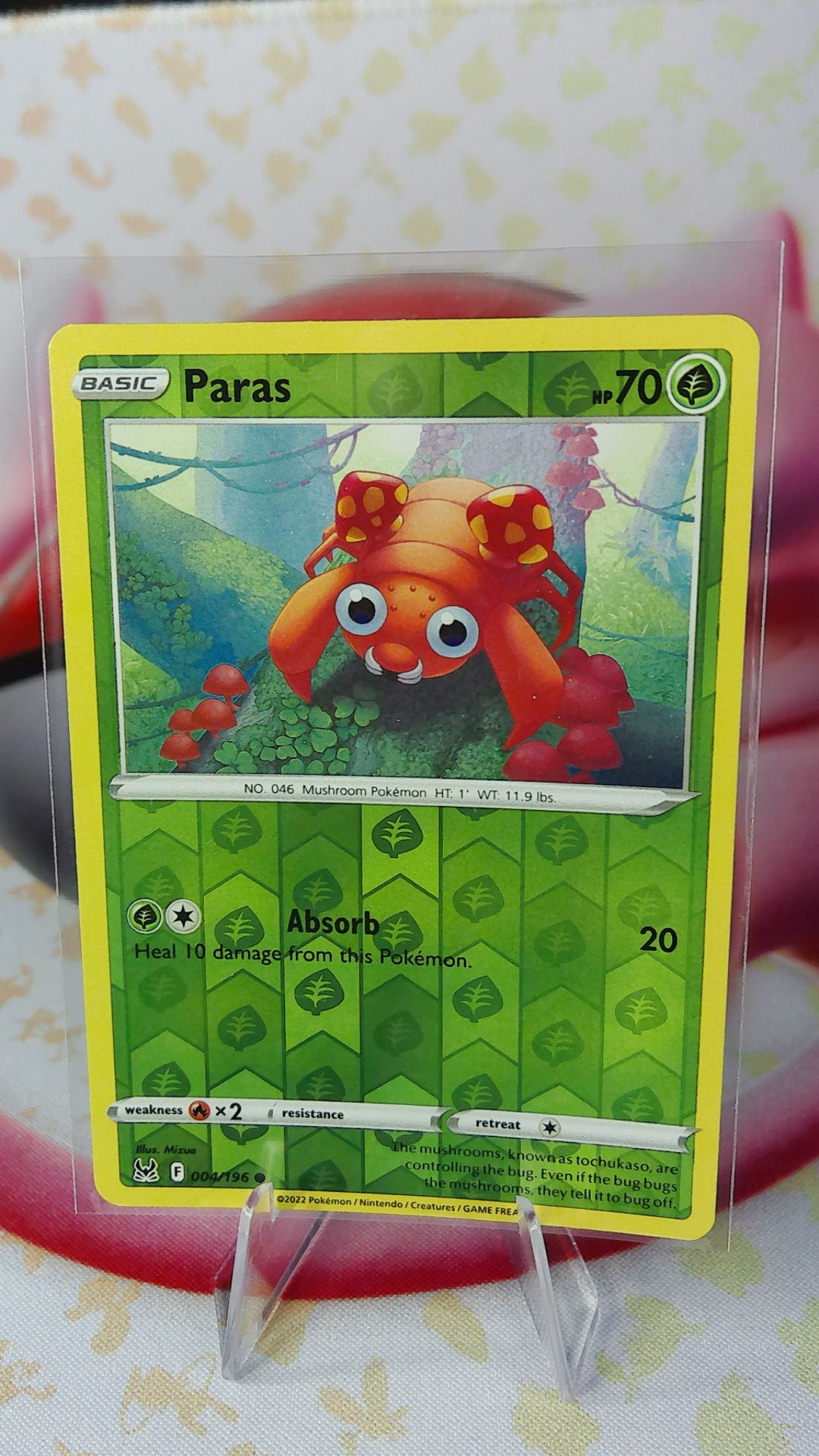Paras 004/196 Lost Origin Reverse Holo