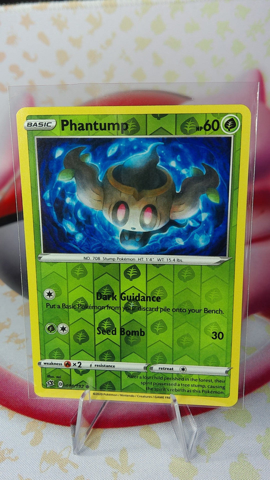 Phantump 014/192 Rebel Clash Reverse Holo