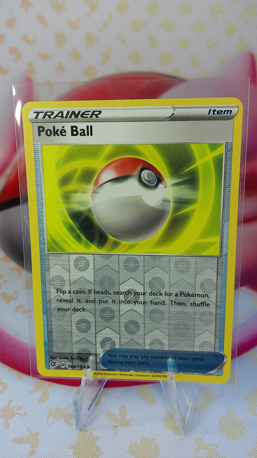Poke Ball 164/192 Rebel Clash Reverse Holo