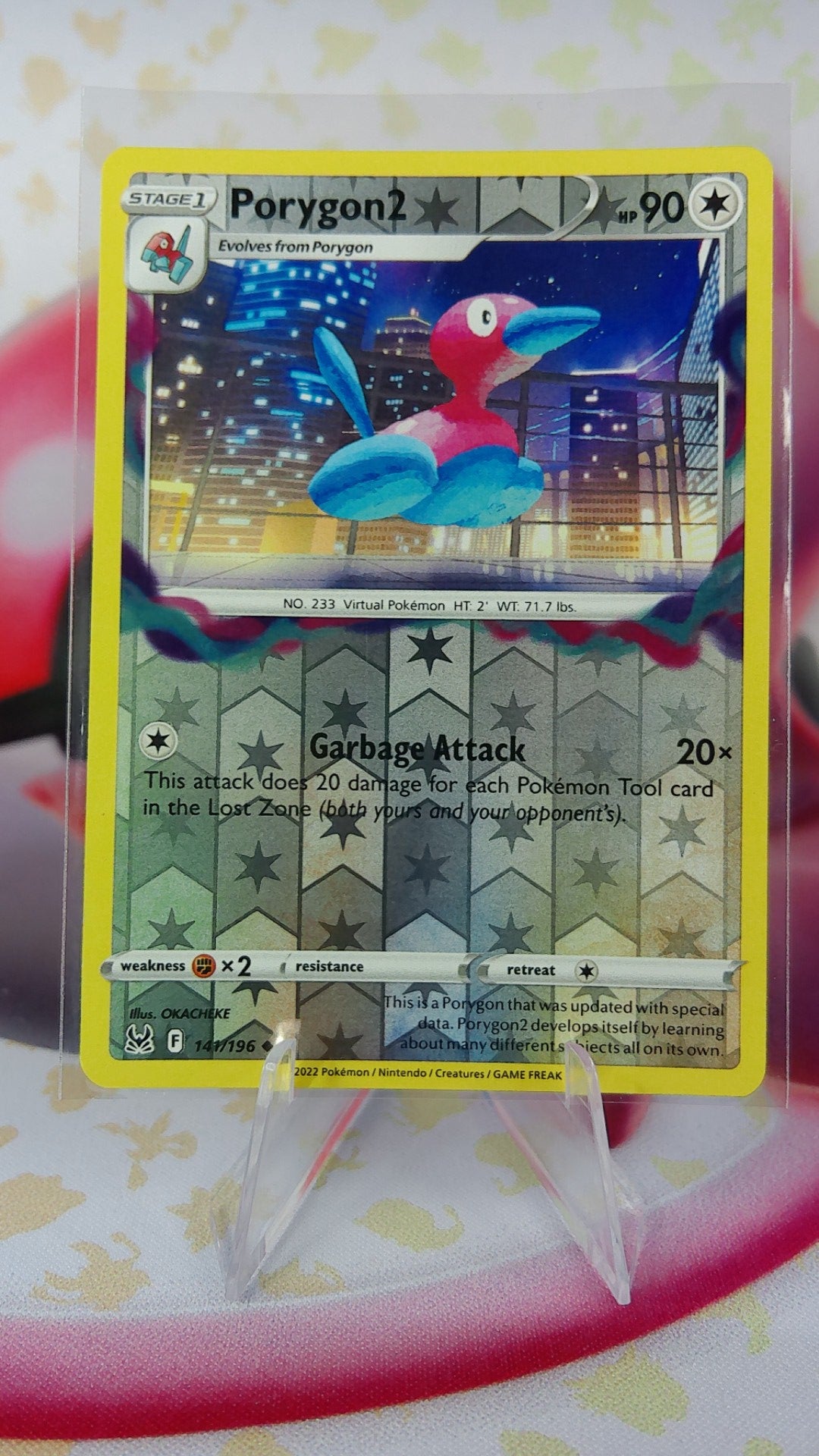 Porygon2 141/196 Lost Origin Reverse Holo