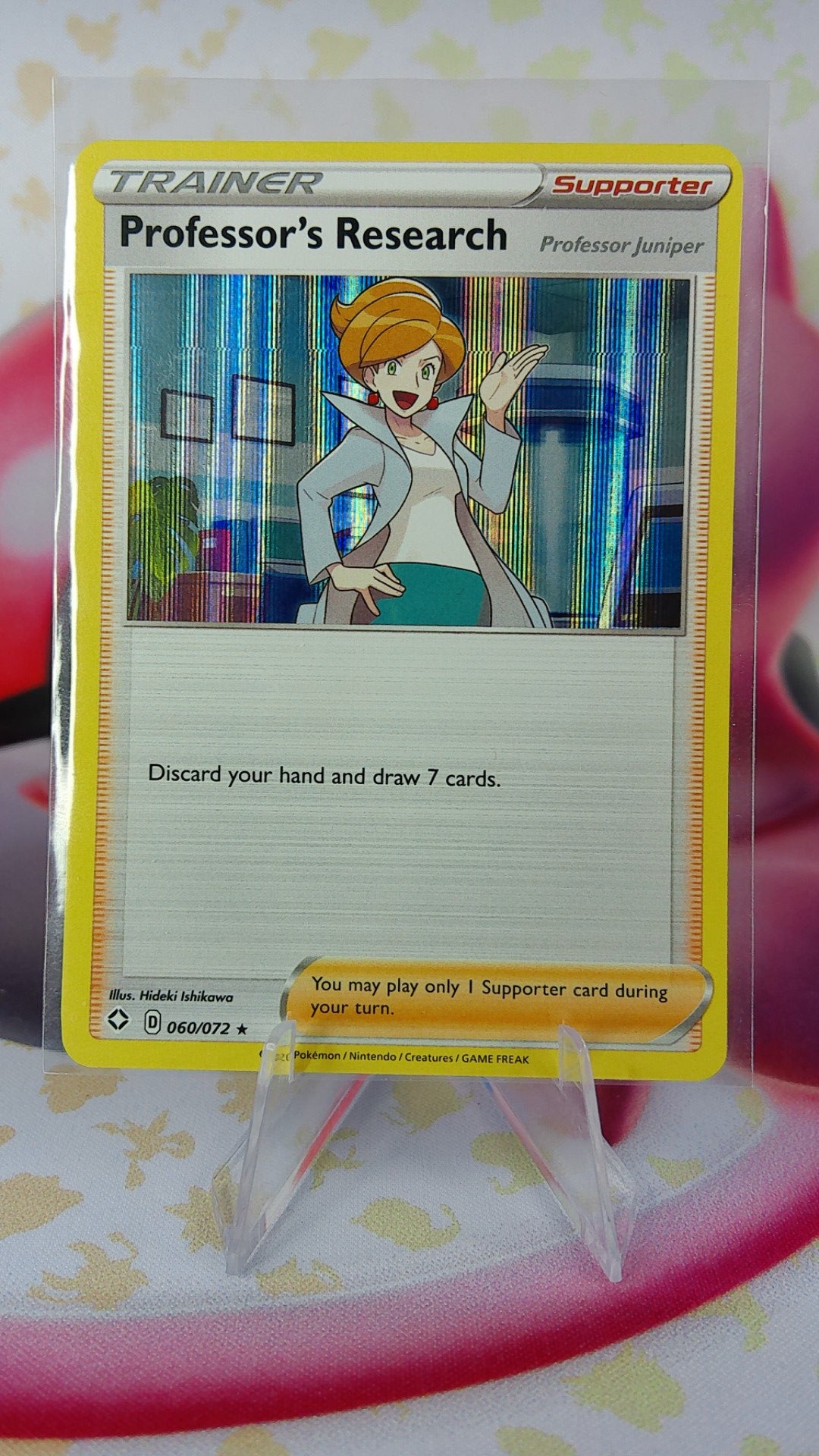 Professor's Research (Juniper) 060/072 Shining Fates Holo