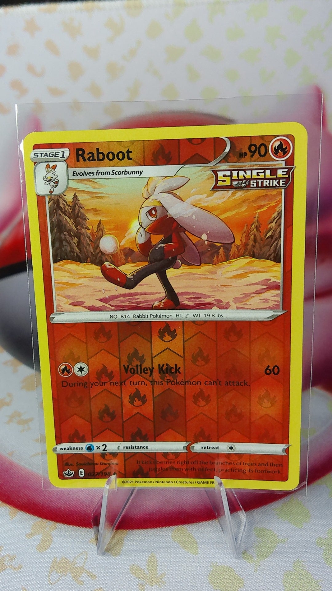 Raboot 027/198 Chilling Reign Reverse Holo