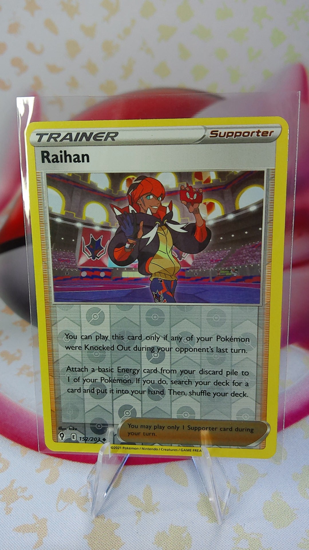 Raihan 152/203 Evolving Skies Reverse Holo