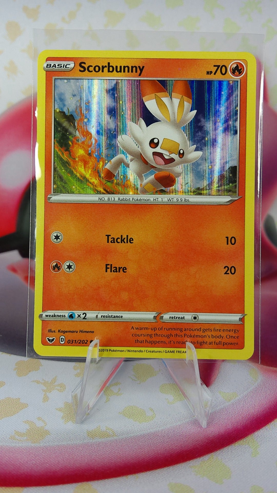 Scorbunny 031/202 Sword Shield Holo