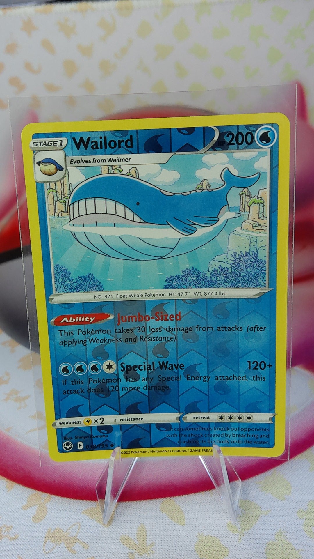 Wailord 038/195 Silver Tempest Reverse Holo