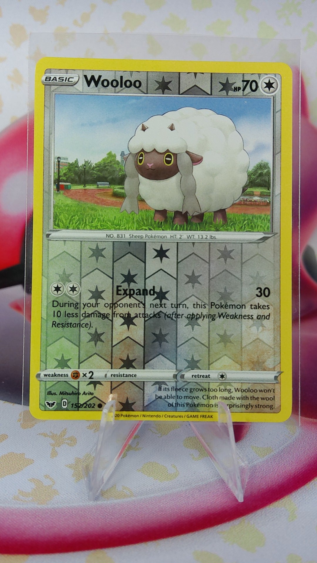 Wooloo 152/202 Sword Shield Reverse Holo