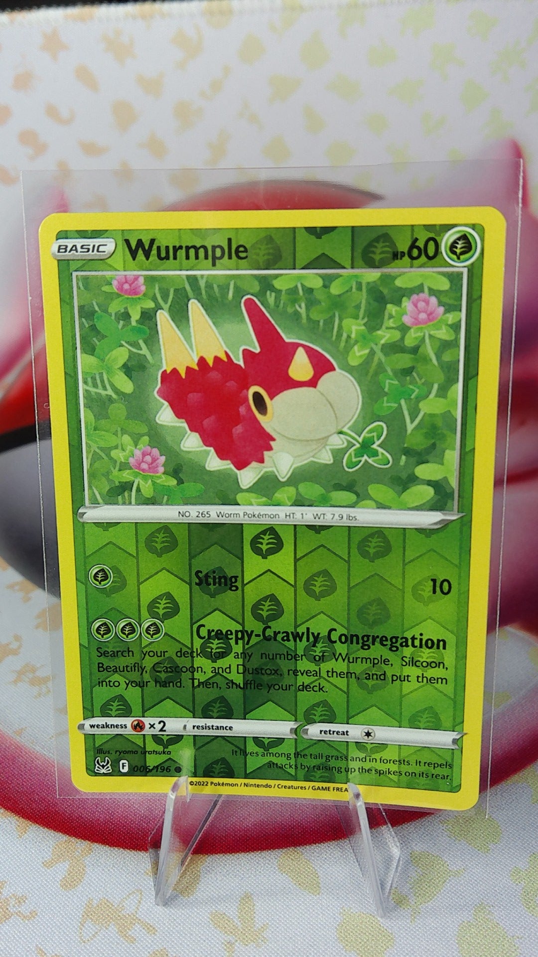 Wurmple 006/196 Lost Origin Reverse Holo