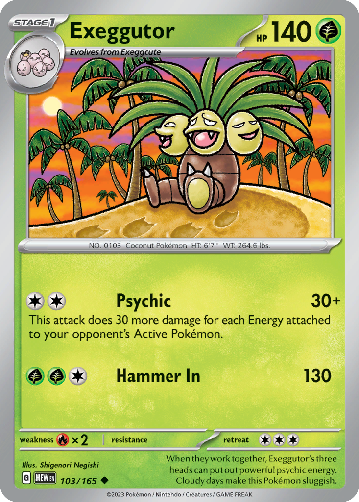 Exeggutor 103/165 151