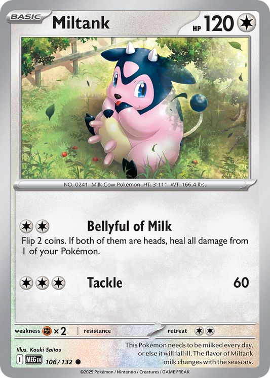 Miltank 106/132 Mega Evolution