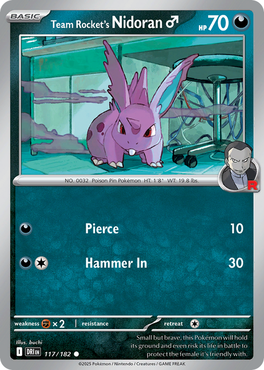 Team Rocket's Nidoran (m) 117/182 Destined Rivals