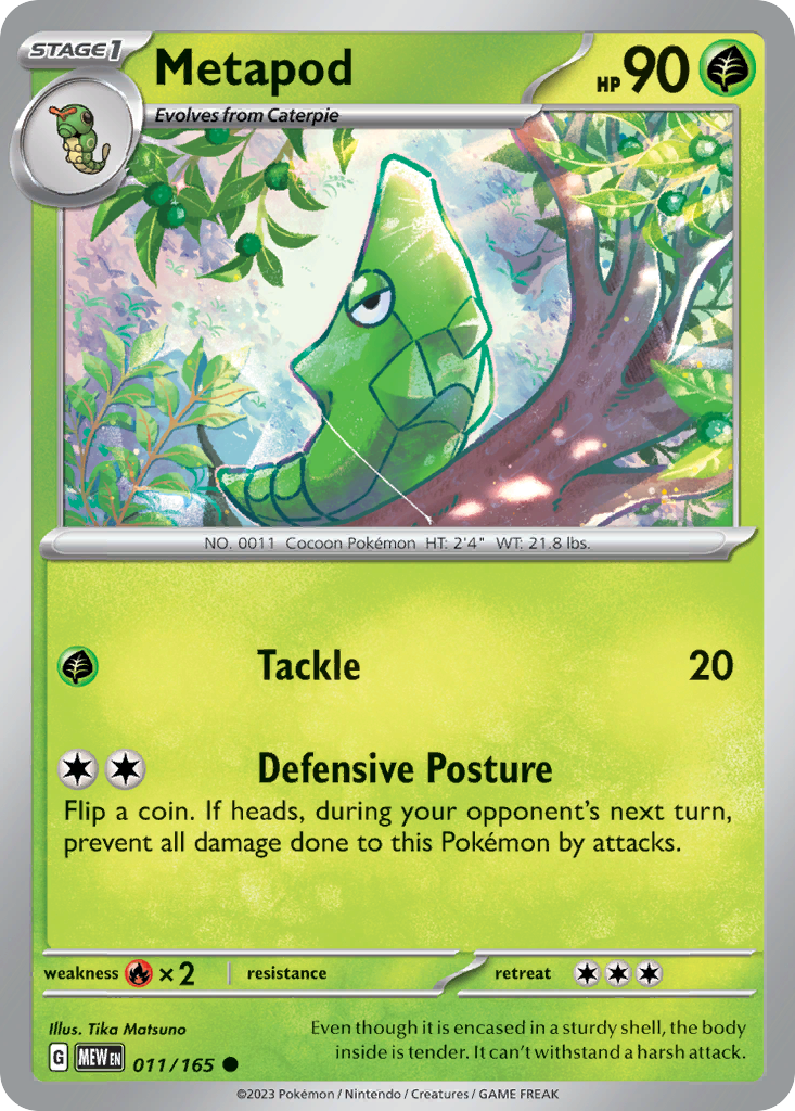 Metapod 011/165 151