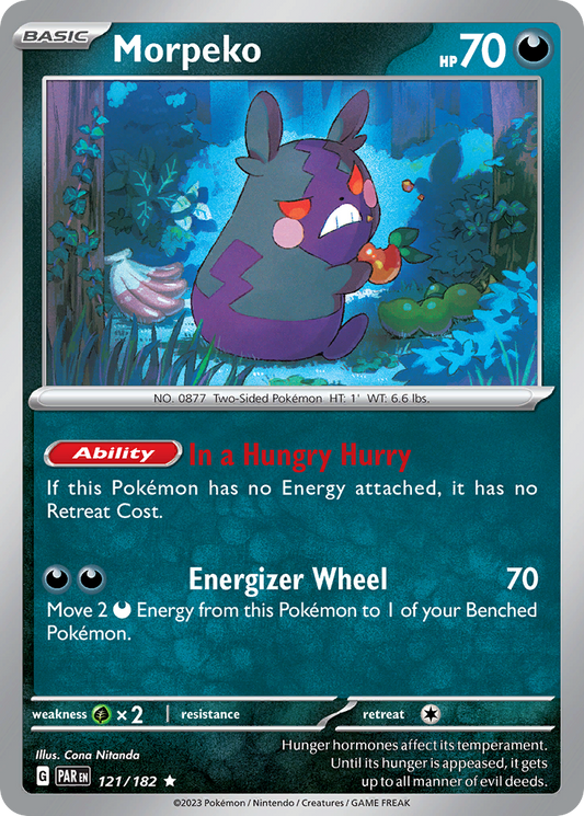 Morpeko 121/182 Paradox Rift Holo