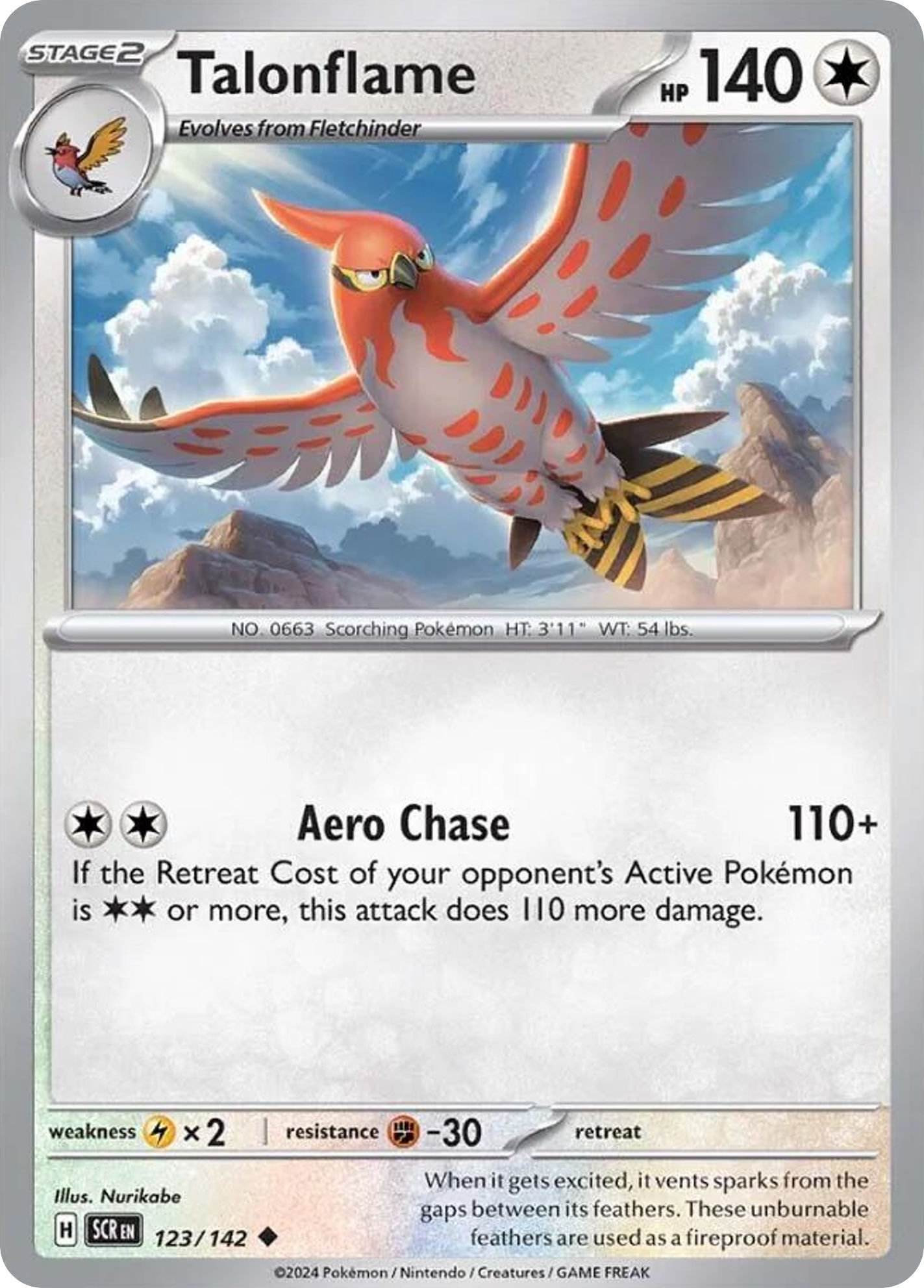 Talonflame 123/142 Stellar Crown