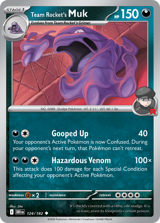 Team Rocket's Muk 124/182 Destined Rivals