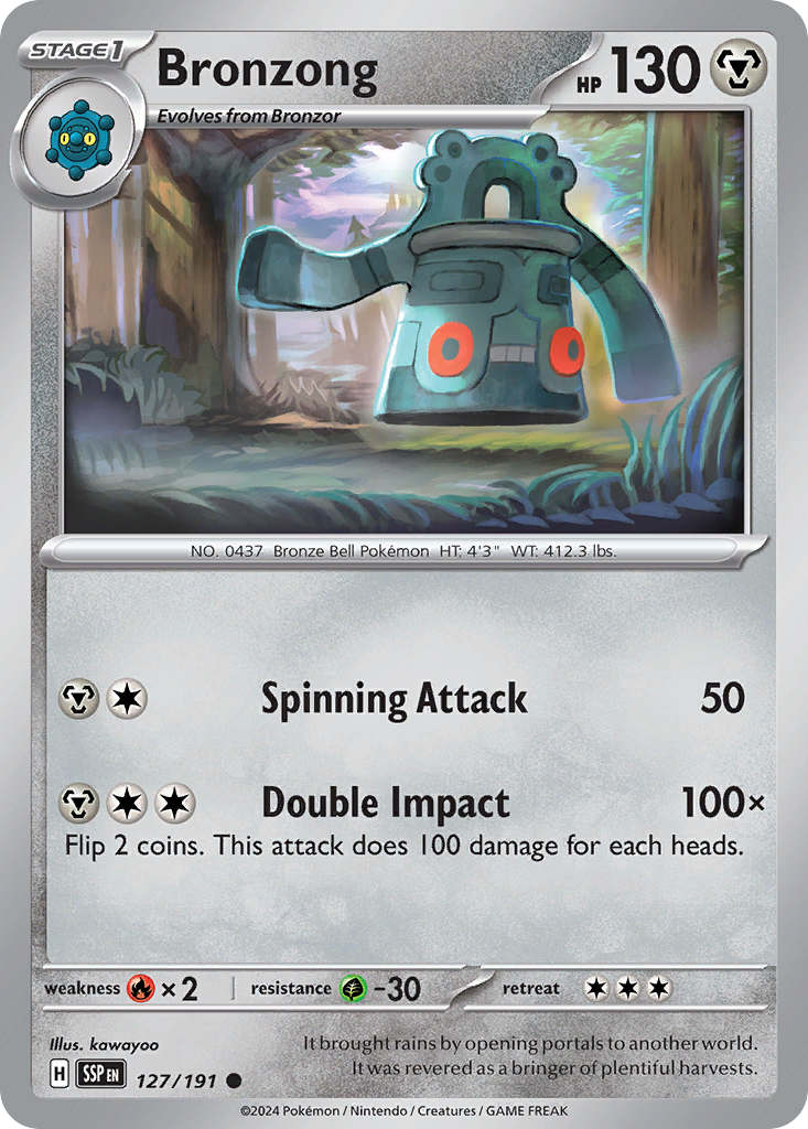 Bronzong 127/191 Surging Sparks