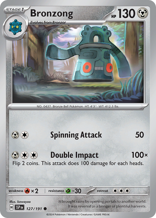 Bronzong 127/191 Surging Sparks