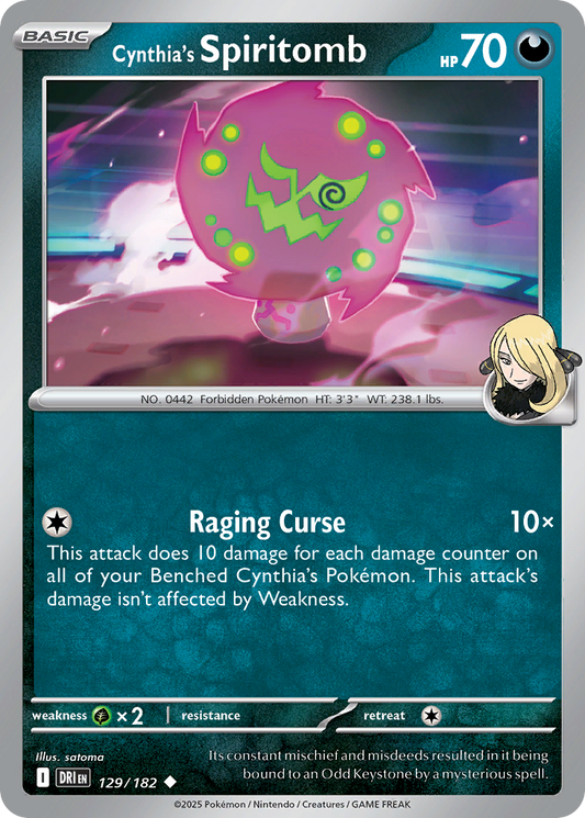 Cynthia's Spiritomb 129/182 Destined Rivals