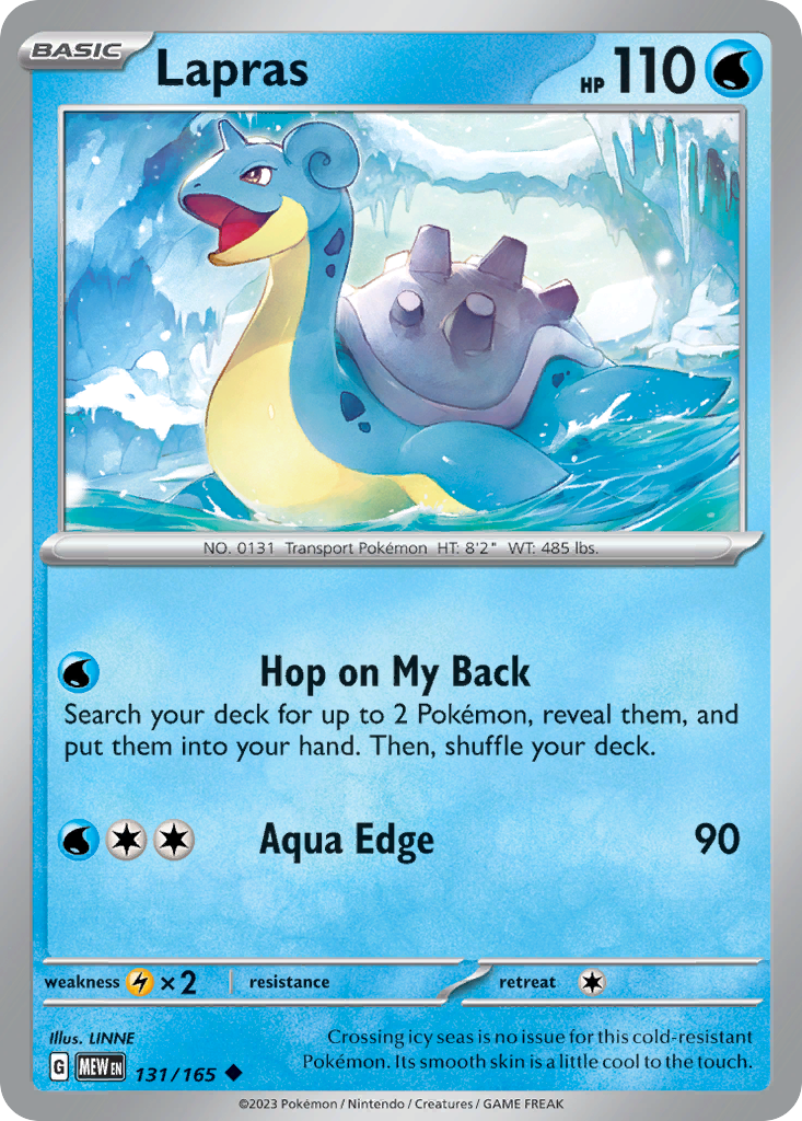Lapras 131/165 151