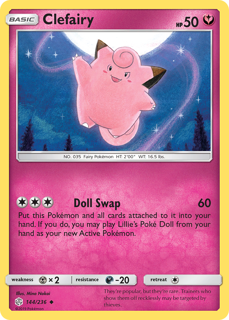 Clefairy 144/236 Cosmic Eclipse