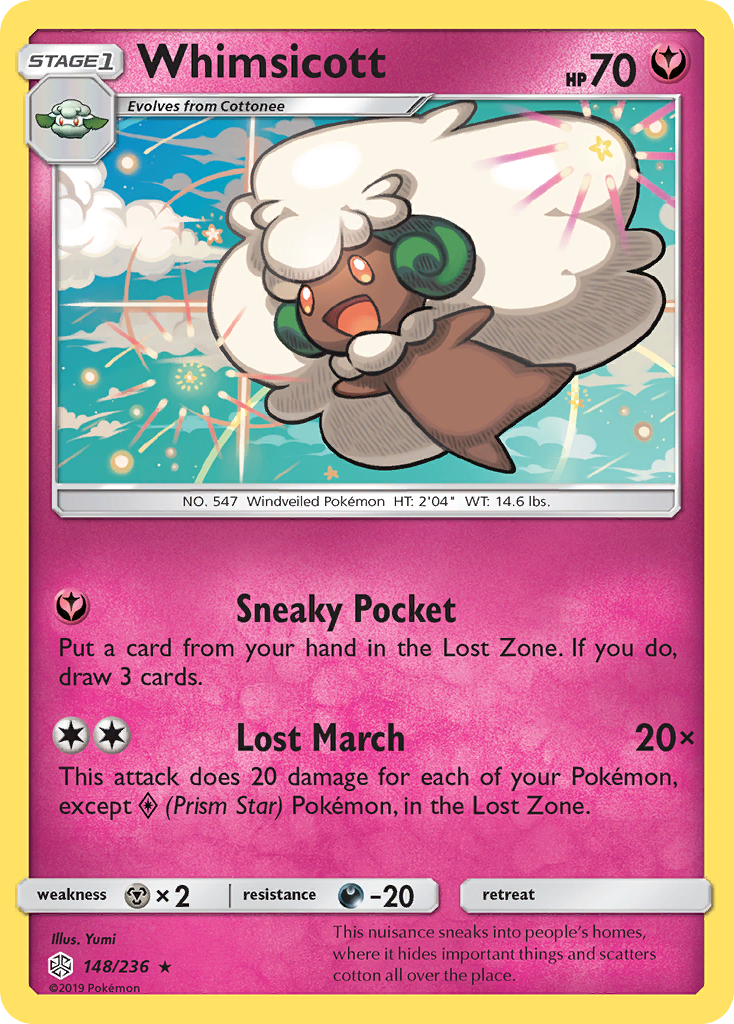 Whimsicott 148/236 Cosmic Eclipse