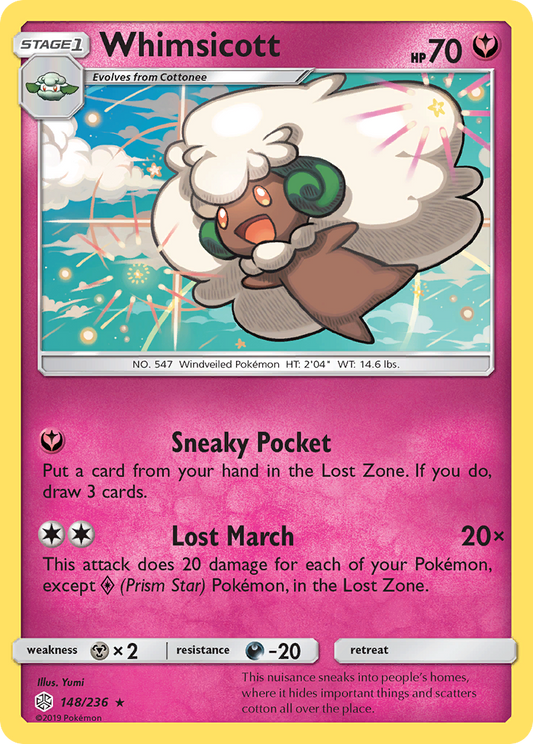 Whimsicott 148/236 Cosmic Eclipse