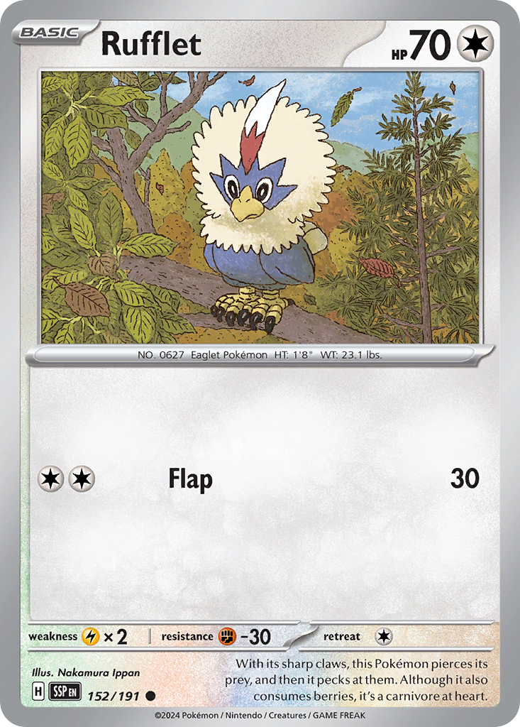 Rufflet 152/191 Surging Sparks