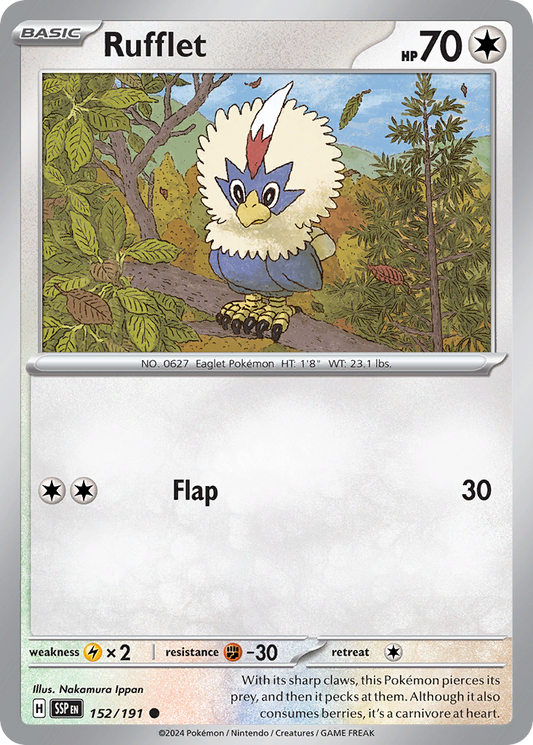 Rufflet 152/191 Surging Sparks