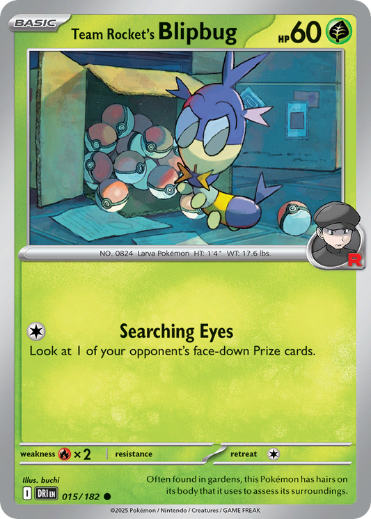 Team Rocket's Blipbug 015/182 Destined Rivals