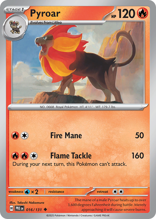 Pyroar 016/131 Prismatic Evolutions