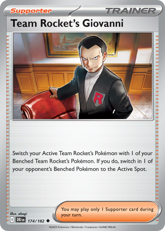 Team Rocket's Giovanni 174/182 Destined Rivals