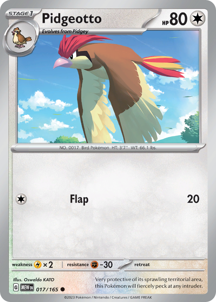 Pidgeotto 017/165 151