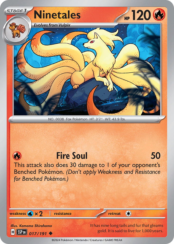 Ninetales 017/191 Surging Sparks