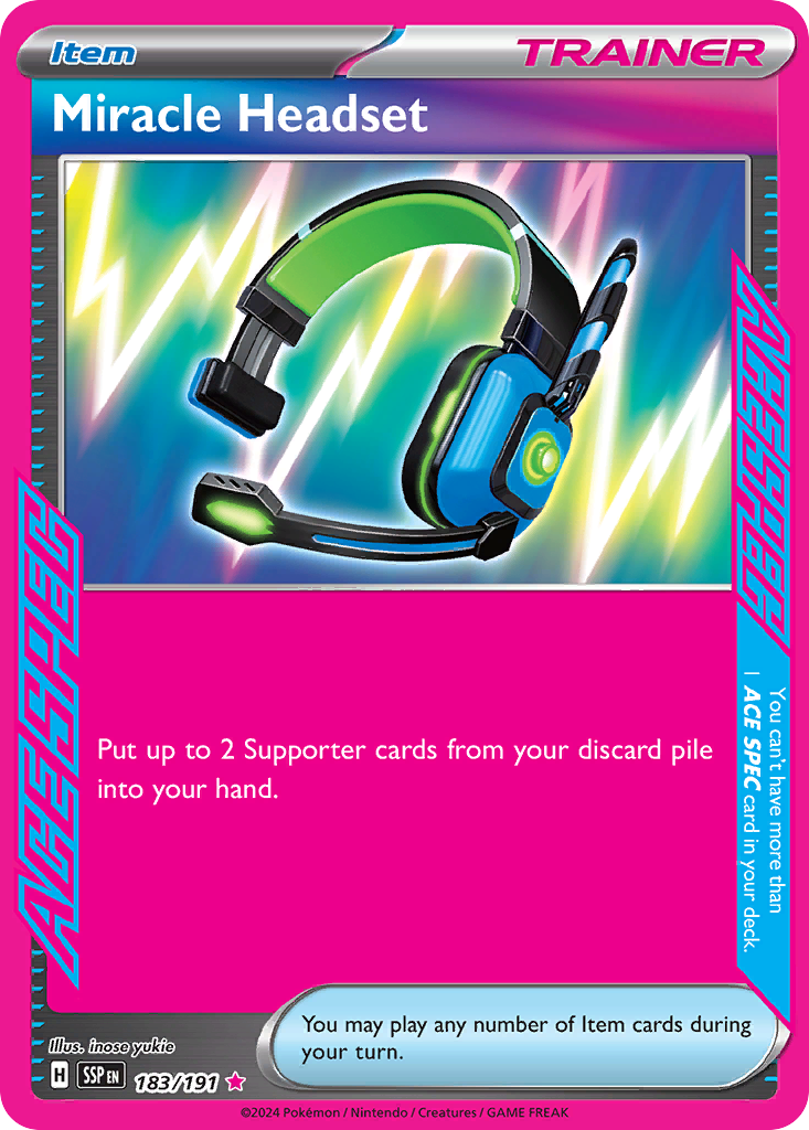 Miracle Headset 183/191 Surging Sparks