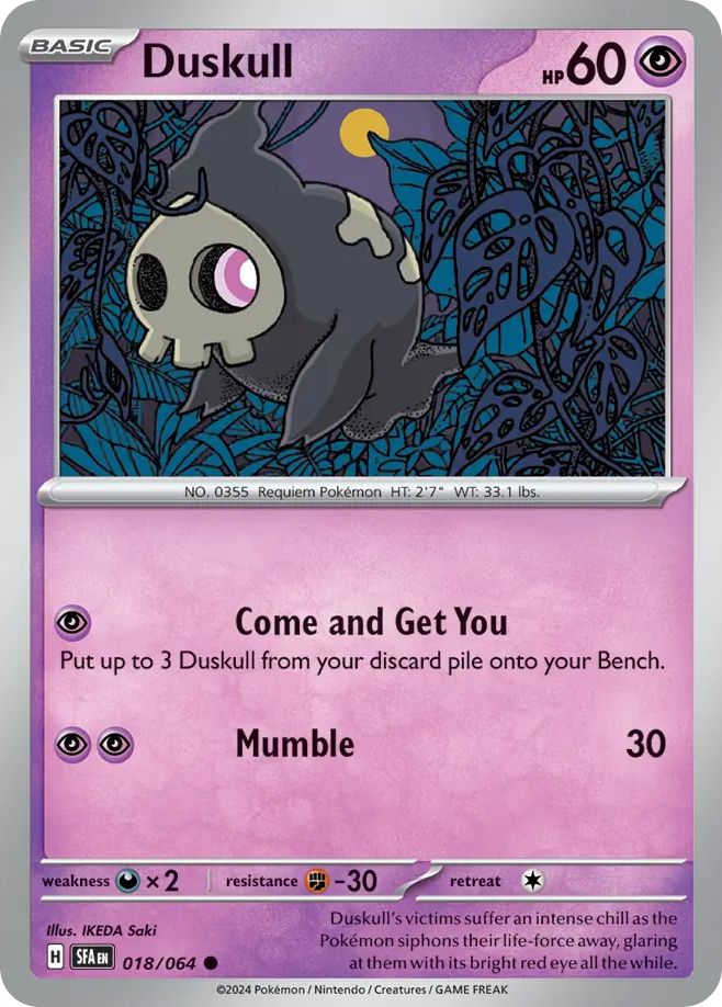 Duskull 018/064 Shrouded Fable