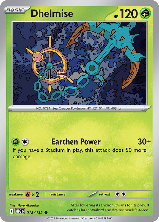 Dhelmise 018/132 Mega Evolution