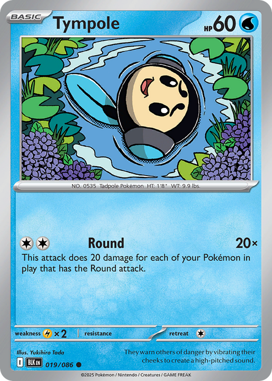 Tympole 019/086 Black Bolt