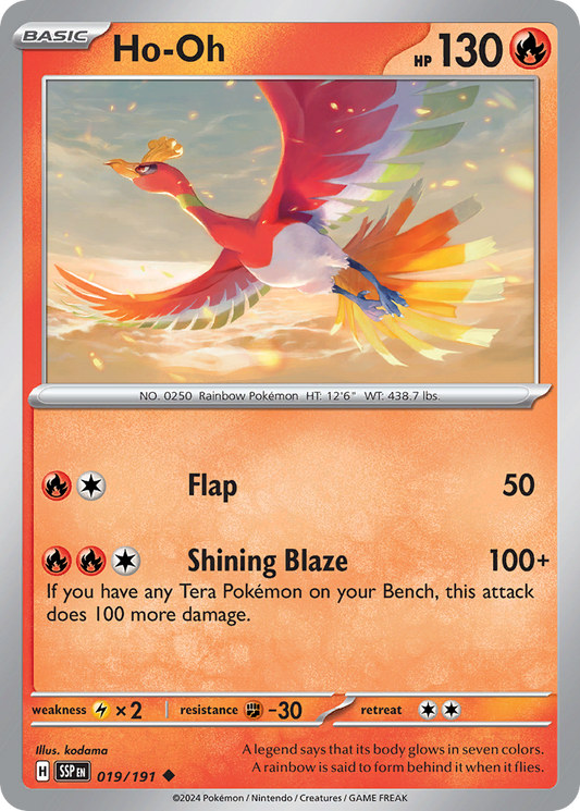 Ho-Oh 019/191 Surging Sparks