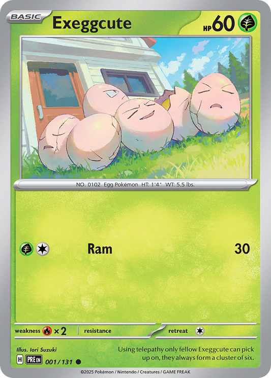 Exeggcute 001/131 Prismatic Evolutions