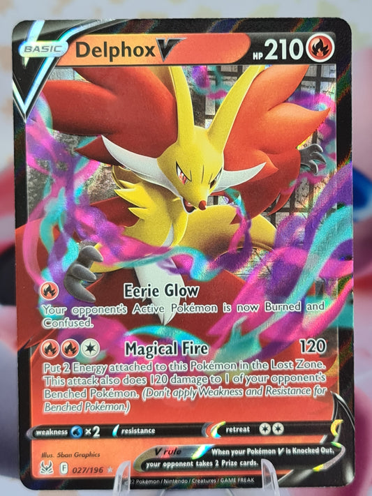 Delphox V 027/196 Lost Origin