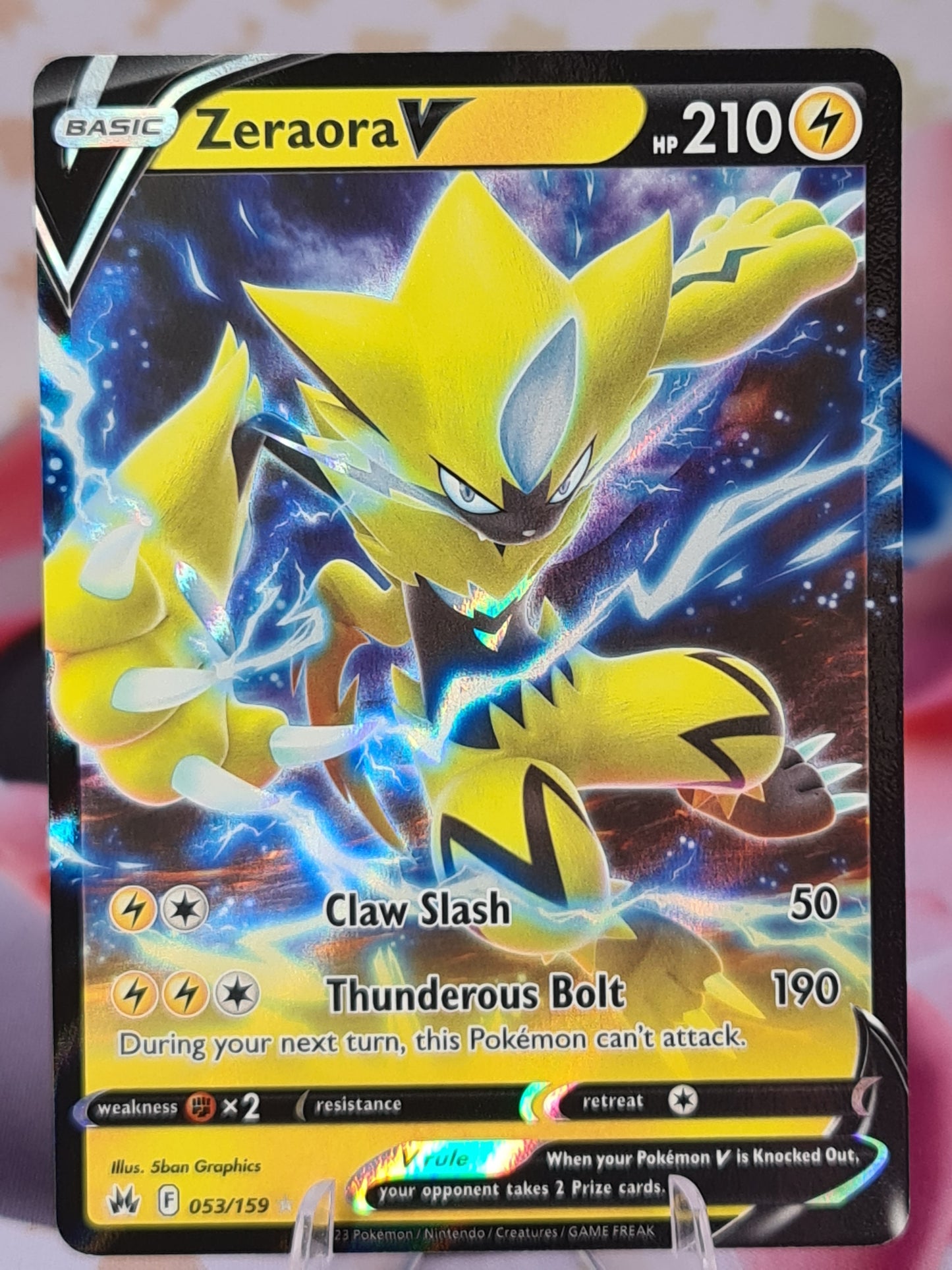 Zeraora V 053/159 Crown Zenith