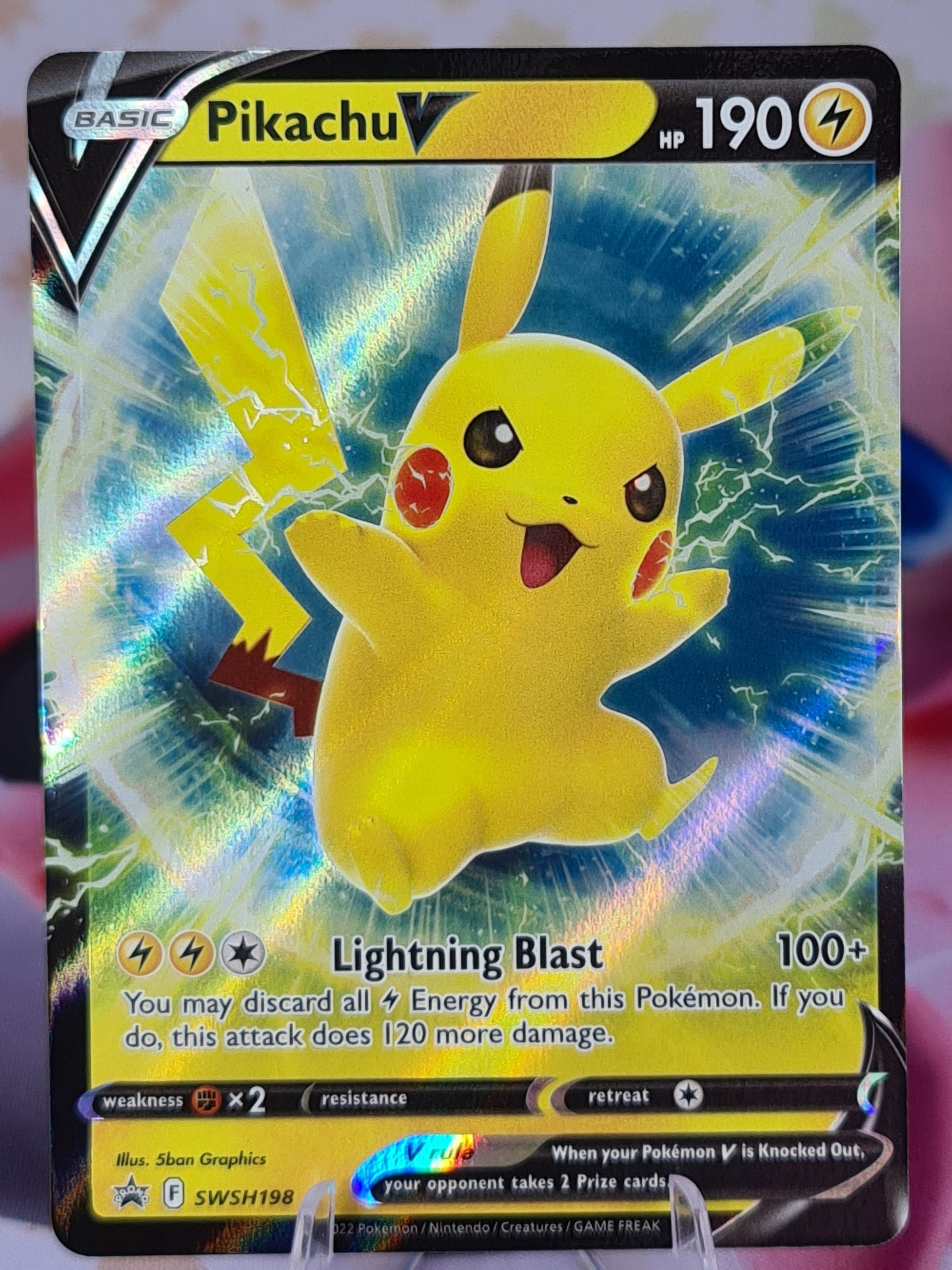 Pikachu SWSH198 Black Star Promo